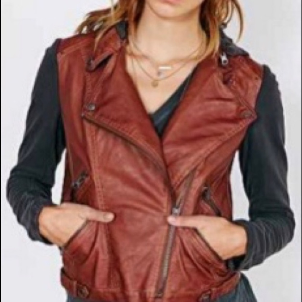 Urban outfitters leather jacket
